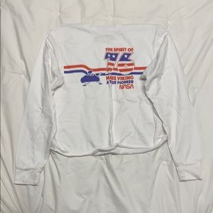 NASA White Crop Top